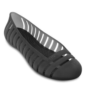 Women’s Crocs Black Adrianna II Flats Size 6